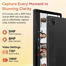 Load image into Gallery viewer, BUFO G13 10.1 Inch Android 15 Tablet 30(6+24)GB+128GB 6200mAh Octa‑Core IPS HD Display Widevine L1 US Local Warehouse Stock
