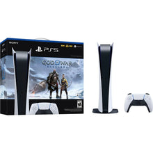 Load image into Gallery viewer, Sony PS5 PlayStation 5 Digital Edition Bundle - God of War Ragnark, Optical Drive Version Games Ultra High Speed PS 5