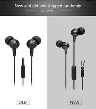 Load image into Gallery viewer, JBL C100Si Original 3.5mm Wired Stereo Earphones Deep Bass Music Sports Headset Running Earphone Hands-free Call with Microphone
