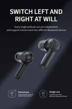 Load image into Gallery viewer, Bluetooth Headphones 4-Mics ENC Call Noise Cancelling True Wireless Earbuds & IPX7 Waterproof Earphones