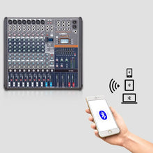 Load image into Gallery viewer, Professional Audio Mixer Bluetooth 8 Channels 16/ 24Channels DJ Mixer Console For Conference Meeting, Stage, Line Array Speaker