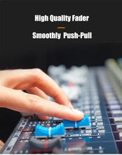 Load image into Gallery viewer, Professional Audio Mixer Bluetooth 8 Channels 16/ 24Channels DJ Mixer Console For Conference Meeting, Stage, Line Array Speaker