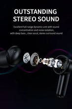 Load image into Gallery viewer, Bluetooth Headphones 4-Mics ENC Call Noise Cancelling True Wireless Earbuds & IPX7 Waterproof Earphones