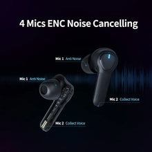 Load image into Gallery viewer, Bluetooth Headphones 4-Mics ENC Call Noise Cancelling True Wireless Earbuds & IPX7 Waterproof Earphones