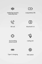 Load image into Gallery viewer, Bluetooth Headphones 4-Mics ENC Call Noise Cancelling True Wireless Earbuds & IPX7 Waterproof Earphones
