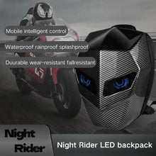 Load image into Gallery viewer, LED Backpack For Man Hard Shell LED Motorcycle Cycling Helmet Backpack for woman Business Travel Waterproof Laptop Backpack