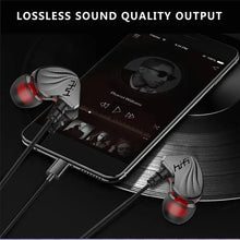 Load image into Gallery viewer, T2000 Waterproof Sports Binaural Wired Headset HIFI Metal Bass Earbud Headphone Sport Stereo Sound Noise Reduction Headset