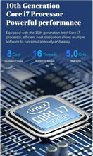 Load image into Gallery viewer, Dual Screen Laptop 16.1 Inch + 14.1 Inch Touch Screen Core i7 10750H Processor Gaming Laptop DDR4 16/32GB SSD Notebook Computer