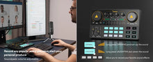 Load image into Gallery viewer, MaonoCaster Audio Interface Podcast Studio Sound Card Kit with Microphone for Live Streaming Recording Youtube PC\Phone,AM200-S1