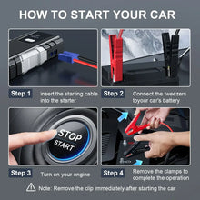 Load image into Gallery viewer, 12V Portable Car Jump Starter Automatic Battery Booster Charger