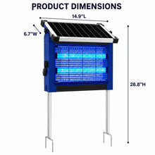 Load image into Gallery viewer, Solar Bug Zapper Outdoor Waterproof