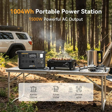 Load image into Gallery viewer, Portable Power Station, 1500W, 1004Wh LiFePO4 Battery Solar Generator