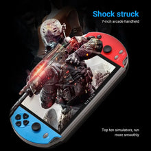 Load image into Gallery viewer, X12 PLUS Handheld Game Console 7.1 inch HD Screen Portable Retro Video Gaming Player Built-in 10000+ Classic Games