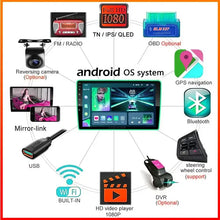 Load image into Gallery viewer, Android 13 2 Din Car Radio Auto radio 64G 7"/9"/10" Universal WIFI GPS Car Audio Multimedia Player For Hyundai Nissan Toyota Kia