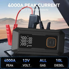 Load image into Gallery viewer, YINGBOOST Car Jump Starter with Air Pump Peak 4000A Jump Starter&150PSI Air Compressor, Portable Auto Power Bank ,Tire Inflator