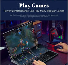 Load image into Gallery viewer, Dual Screen Laptop 16.1 Inch + 14.1 Inch Touch Screen Core i7 10750H Processor Gaming Laptop DDR4 16/32GB SSD Notebook Computer