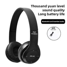 Load image into Gallery viewer, Stereo P47 Headset 5.0 Bluetooth Headset Folding Series Wireless Sports Game Headset for HuaWei XiaoMi