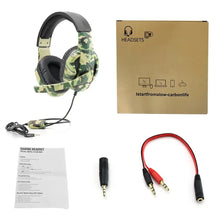 Load image into Gallery viewer, 3.5mm Wired Gaming Headphones With Microphone For Computer PS4 PS5 Xbox Bass Stereo PC High Sound Quality Wired Headset