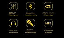Load image into Gallery viewer, 4 / 8-channel mixer DSP reverberation effect professional Bluetooth USB audio mixer balance family karaoke stage performance KTV