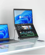 Load image into Gallery viewer, 15.6 Inch Dual Touch Screen Portable Monitor 1080P FHD With 360° Flip External Screen For PC Laptop Mac Phone Xbox PS4/5 Switch