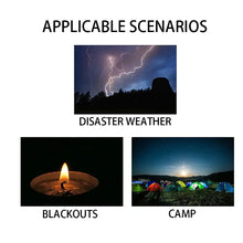 Load image into Gallery viewer, 2000 mAh Emergency Radio with LED Lights Radio USB Solar Charging Light Outdoor Travel Portable Rechargeable FM/AM Radio