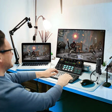 Load image into Gallery viewer, MaonoCaster Audio Interface Podcast Studio Sound Card Kit with Microphone for Live Streaming Recording Youtube PC\Phone,AM200-S1