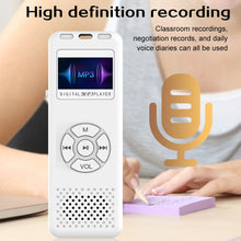 Load image into Gallery viewer, 32/64GB Digital Voice Recorder MP3 Player Mini Sound Audio Recorder Professional Recording Dictaphone Built-in Speaker FM Radio