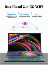 Load image into Gallery viewer, Dual Screen Laptop 16.1 Inch + 14.1 Inch Touch Screen Core i7 10750H Processor Gaming Laptop DDR4 16/32GB SSD Notebook Computer