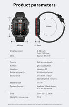 Load image into Gallery viewer, 2024 Rugged Military Smart Watch Men Outdoor Watches lP68 Waterproof 2.01" Al Voice Bluetooth Call Smartwatch For Android lOS