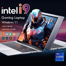 Load image into Gallery viewer, 【5-year warranty】2025 New Portable Notebook Windows 11 Pro 14.1 inch Gaming Computer PC Gamer Intel Core i9 8950HK Laptops i9