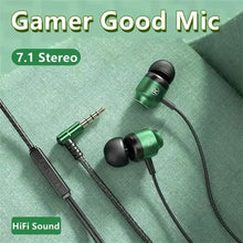 Load image into Gallery viewer, Portable 3.5mm In-ear Headphones Stereo in Ear Wired Headset High Definition Deep Bass Earbuds