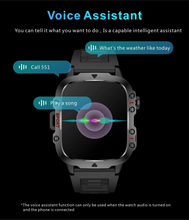Load image into Gallery viewer, 2024 Rugged Military Smart Watch Men Outdoor Watches lP68 Waterproof 2.01" Al Voice Bluetooth Call Smartwatch For Android lOS