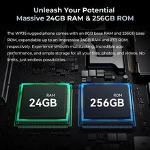 Load image into Gallery viewer, Oukitel WP35 5G Rugged Smartphone 6.6" 2.4K 11000 mAh 24GB+256GB Mobile Phone Android 14 64 MP NFC Cell Phone