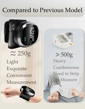 Load image into Gallery viewer, Digital Wrist Blood Pressure Meter Automatic Voice Tonometer Heart Rate Monitor Smart Touch LCD Screen Charge Sphygmomanometer