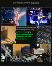 Load image into Gallery viewer, 26-channel Professional Audio Mixer Console +48V Phantom Power 99 DSP Effects Bluetooth USB Computer Play For Stage Performance