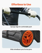 Load image into Gallery viewer, Push Lawn Sweeper,21-inch Leaf & Grass Collector,Strong Rubber Wheels & Heavy Duty Thickened Steel Durable to Use