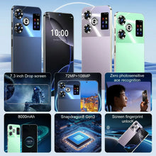 Load image into Gallery viewer, 2024 M6 Pro New Smartphone 5G 7.3-inch High-definition Android 14 Snapdragon 8gen3 5G Dual SIM 8000mAh Unlocking Mobile Phone