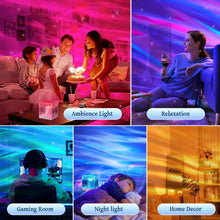 Load image into Gallery viewer, Dynamic Aurora Northern Lights Water Ripple Projector Night Light