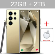 Load image into Gallery viewer, S24 Ultra 7.3HD Mobile Phones Original Smartphone 5G Dual SIM Android 14 Cell Phone Snapdragon 8 gen 3 Global Version Cellphones