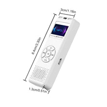 Load image into Gallery viewer, 32/64GB Digital Voice Recorder MP3 Player Mini Sound Audio Recorder Professional Recording Dictaphone Built-in Speaker FM Radio