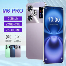 Load image into Gallery viewer, 2024 M6 Pro New Smartphone 5G 7.3-inch High-definition Android 14 Snapdragon 8gen3 5G Dual SIM 8000mAh Unlocking Mobile Phone