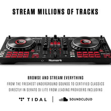 Load image into Gallery viewer, Mix-track Platinum FX - DJ Controller For Serato DJ with 4 Deck Control, DJ Mixer, Built-in Audio Interface, Jog Wheel Displays