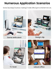 Load image into Gallery viewer, 15.6 Inch Dual Touch Screen Portable Monitor 1080P FHD With 360° Flip External Screen For PC Laptop Mac Phone Xbox PS4/5 Switch