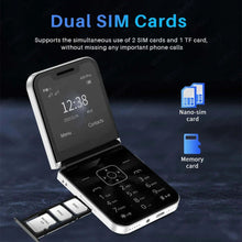 Load image into Gallery viewer, SERVO Classic Color Flip Mobile Phone Auto Call Record FM Radio Speed Dial Magic Voice GSM Dual SIM Unlocked Foldable Cellphones