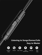 Load image into Gallery viewer, T2000 Waterproof Sports Binaural Wired Headset HIFI Metal Bass Earbud Headphone Sport Stereo Sound Noise Reduction Headset