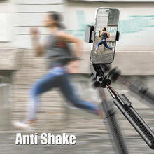Load image into Gallery viewer, 1-Axis Gimbal Bluetooth Selfie Stick with Tripod and Stabilizer.