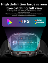 Load image into Gallery viewer, 2024 Rugged Military Smart Watch Men Outdoor Watches lP68 Waterproof 2.01" Al Voice Bluetooth Call Smartwatch For Android lOS