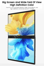 Load image into Gallery viewer, 15.6 Inch Dual Touch Screen Portable Monitor 1080P FHD With 360° Flip External Screen For PC Laptop Mac Phone Xbox PS4/5 Switch