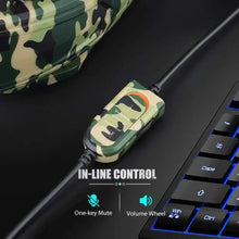 Load image into Gallery viewer, 3.5mm Wired Gaming Headphones With Microphone For Computer PS4 PS5 Xbox Bass Stereo PC High Sound Quality Wired Headset