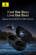 Load image into Gallery viewer, Baseus Bowie MA10 Pro Wireless Earphones 48dB Active Noise Cancellation Bluetooth 5.3 Earbuds 40H Battery Life IPX6 Waterproof